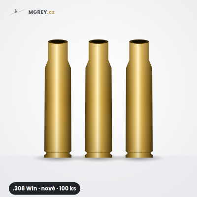 Nábojnice .308 Win – nové, 100 ks