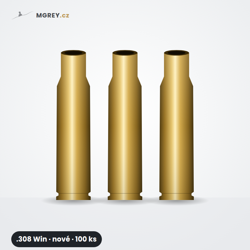 Nábojnice .308 Win – nové, 100 ks